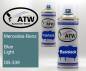 Preview: Mercedes-Benz, Blue Light, DB-339: 400ml Sprühdose + 400ml Klarlack - Set, von ATW Autoteile West.